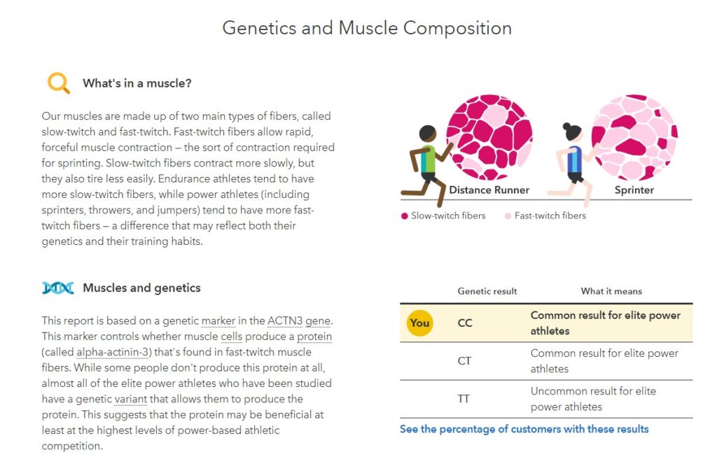 genetics and muscle composition