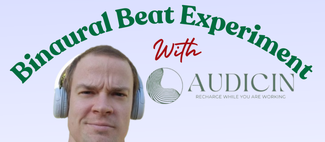 binaural beats experiment with audicin